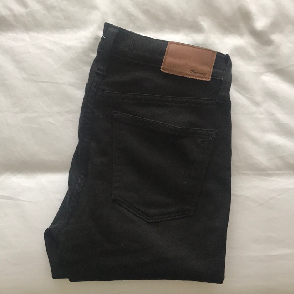 Madewell Stay Black 8” rise Skinny Jeans